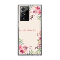 Rozen: Samsung Galaxy Note 20 Ultra / Note 20 Ultra 5G Transparant Hoesje