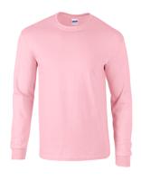 Gildan G2400 Ultra Cotton™ Long Sleeve T-Shirt - Light Pink - M