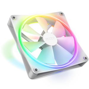 NZXT F140 RGB DUO - 140mm RGB Fan - Single - White