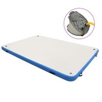 VidaXL Vlot opblaasbaar 300x150x15 cm blauw en wit VidaXL Vlot opblaasbaar 300x150x15 cm blauw en wit