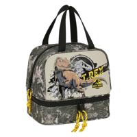 Lunchtrommel Jurassic World Warning Grijs 20 x 20 x 15 cm Lunchtrommel Jurassic World Warning Grijs 20 x 20 x 15 cm