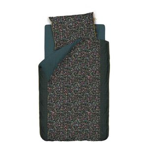 Pip Studio Midnight Garden Dekbedovertrek - 1-persoons (140x200/220 Cm + 1 Sloop) - Percal Katoen - Green