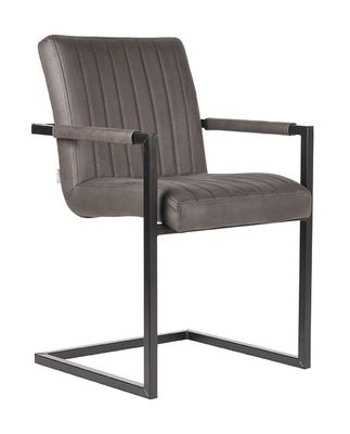 LABEL51 Eetkamerstoel 'Milo', kleur Antraciet