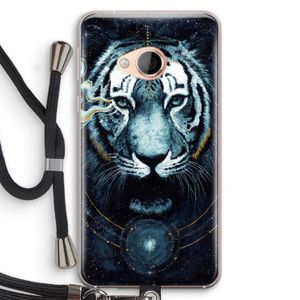 Darkness Tiger: HTC U Play Transparant Hoesje met koord