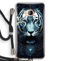 Darkness Tiger: HTC U Play Transparant Hoesje met koord