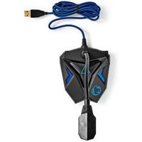 Desktop Gaming-Microfoon | Flexibele Nek | USB | Mute-Knop | 3,5 mm Stereo-Audioconnector
