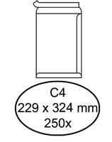 Envelop Hermes akte C4 229x324mm zelfklevend wit 250stuks - thumbnail