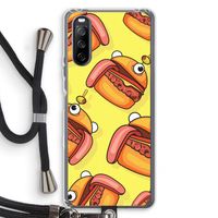 Hamburger: Sony Sony Xperia 10 III Transparant Hoesje met koord