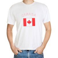 T-shirts met vlag Canada