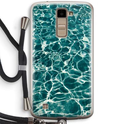 Weerkaatsing water: LG K10 (2016) Transparant Hoesje met koord
