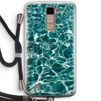 Weerkaatsing water: LG K10 (2016) Transparant Hoesje met koord