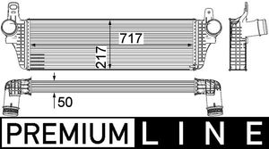 Intercooler, inlaatluchtkoeler CI242000P