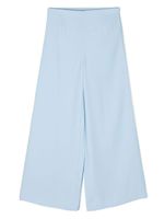 Liu Jo Kids pantalon évasé à plaque logo - Bleu