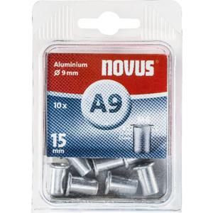 Novus Office 106440900 Popmoer (Ø x l) 9 mm x 15 mm M6 Aluminium Aluminium 10 stuk(s)