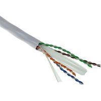 ACT Cat 6A U/UTP massief PVC Eca 23AWG grijs 305 meter