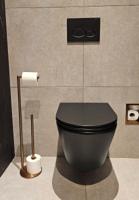 Toiletrolhouder Wiesbaden Alonzo | Vrijstaand | Met reserverolhouder | Messing | Geborsteld Brons Koper