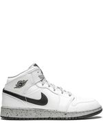 Jordan Kids baskets Air Jordan 1 Mid (GS) - Blanc - thumbnail