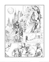 Batman & Catwoman Comic Panels Art Print 40x50cm - thumbnail