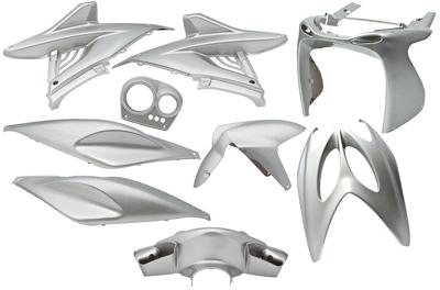 Edge plaatset aerox tot bj. 2014 9 delig zilver metallic