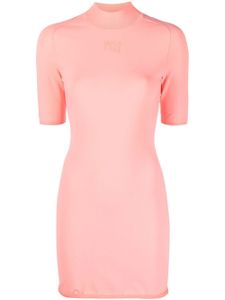 Alexander Wang robe courte à col montant - Rose