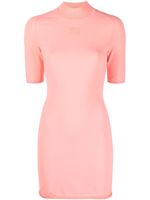 Alexander Wang robe courte à col montant - Rose