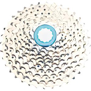 Tecora E cassette 10 speed 11-42t zilver in doosje