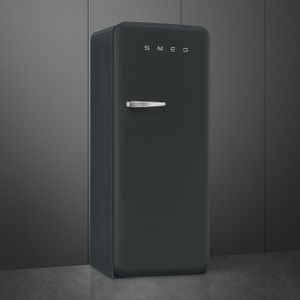Smeg FAB28RDBLV5 combi-koelkast Vrijstaand 270 l D Zwart