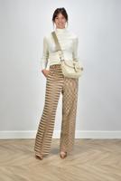 Missoni broek DS23WI2E-BK031H camel/wht space/dyed