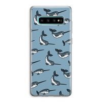 Narwhal: Samsung Galaxy S10 Plus Transparant Hoesje Narwhal: Samsung Galaxy S10 Plus Transparant Hoesje