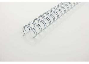 Draadrug GBC 11mm 34-rings A4 zilver 100stuks