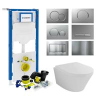 Geberit UP320 Toiletset set12 Wiesbaden Vesta 52 cm met Sigma drukplaat