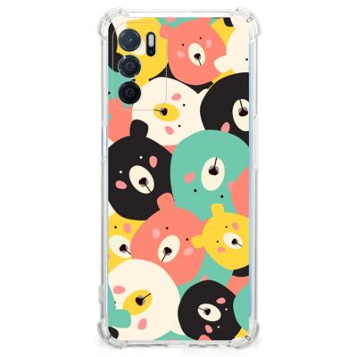 OPPO A16 | A16s | A54s Stevig | Bumper Hoesje | Bears
