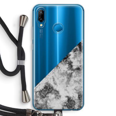 Onweer: Huawei P20 Lite Transparant Hoesje met koord