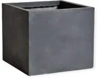 Mcollections Plantenbak Kubus - 44 × 44 × 38 cm - Clayfibre - Lood