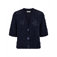 FreeQuent - Blauw | Dames | Vest | Blauw | XXL | regular | Kamst mode