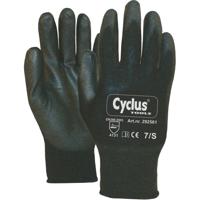 Cycplus werkhandschoen nylon s/7 l+r rode kraag cyclus 292561