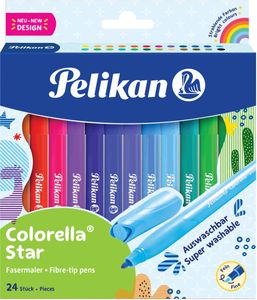 Pelikan 822312 viltstift Verschillende kleuren 24 stuk(s)