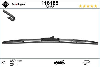 Ruitenwisser DAS ORIGINAL HBLADE 116185