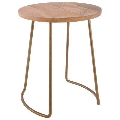 Krukje Ferro 29165 antiek goud + mangohout