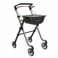 Space-I Binnenhuis Rollator | Kies uw kleur : Zwart & Champagne | Rehasense