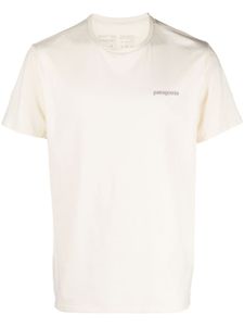 Patagonia t-shirt à logo imprimé - Blanc