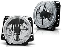Tuning-Tec Buitenste koplampen voor VW GOLF II 2 08 83-08 91 ANGEL EYES CHROOM - thumbnail