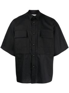 White Mountaineering chemise boutonnée à poche poitrine - Noir