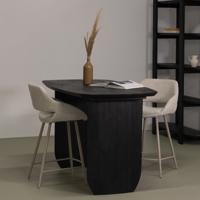 Countertafel Seve Zwart Acaciahout 150cm - Giga Meubel