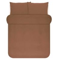 Marc O'Polo Dekbedovertrek Valka Warm Pecan-260x200/220