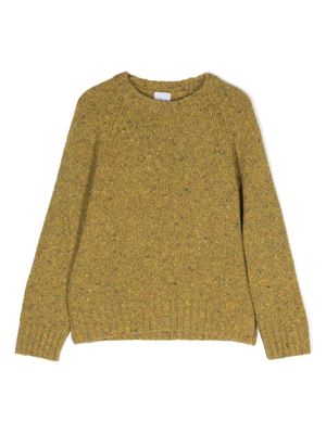 Aspesi Kids pull en maille mouchetée - Vert