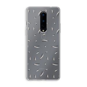 Hipster stripes: OnePlus 8 Transparant Hoesje
