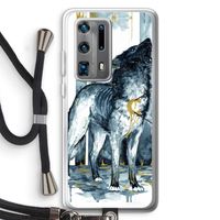 Bleeding Soul: Huawei P40 Pro Plus Transparant Hoesje met koord