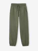 Oversized jongensbroek van fleece JONEN kaki