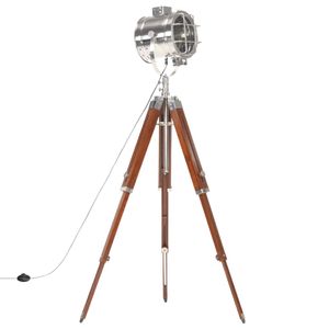 VidaXL Vloerlamp driepoot 165 cm massief mangohout